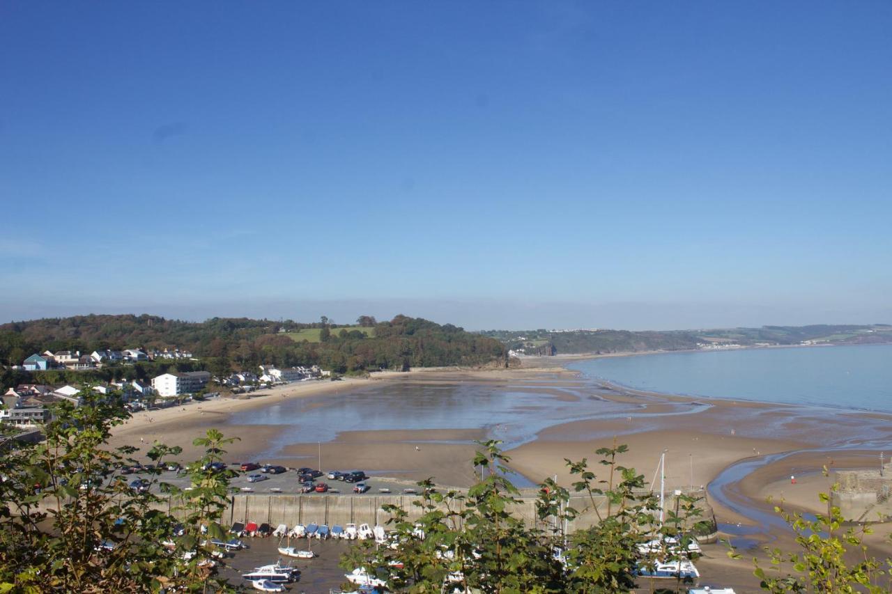 Beach House With Sea Views Over Saundersfoot Bay Buitenkant foto