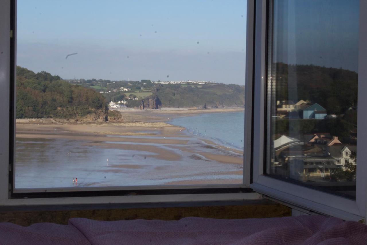 Beach House With Sea Views Over Saundersfoot Bay Buitenkant foto